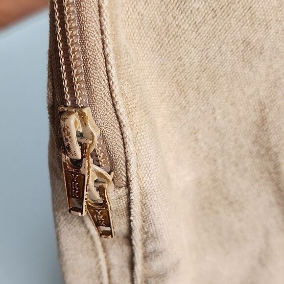 Mona B Leather and Canvas Bag - Picture 6 of 9